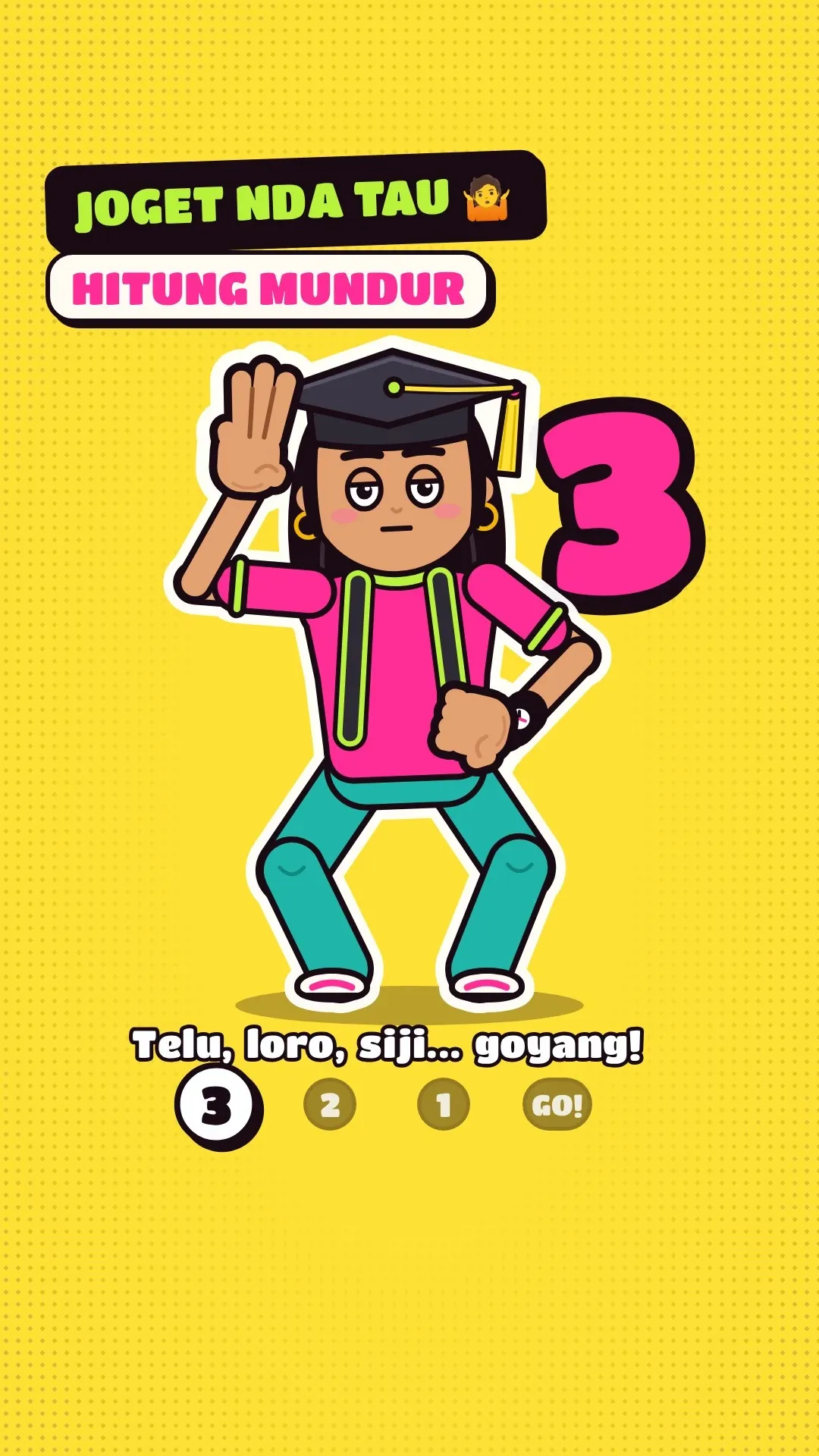 Sampul Short Joget Nda Tau: hitung mundur gerakan joget YNTKTS